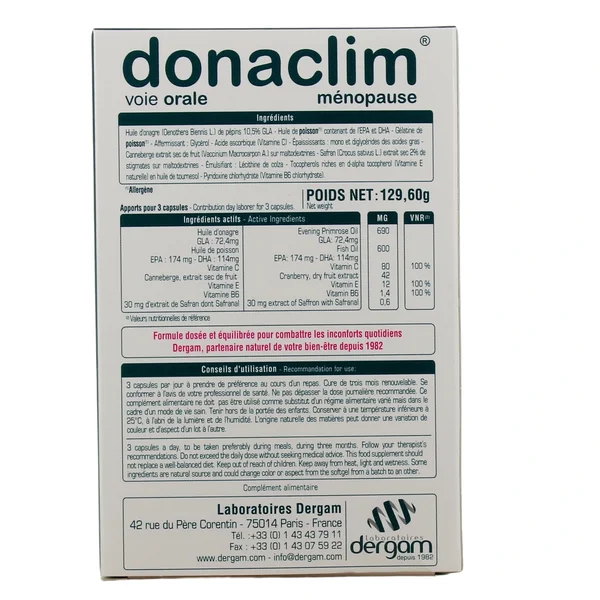 Donaclim Ménopause