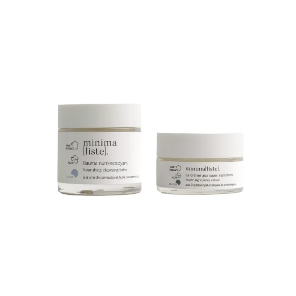 Duo nettoyant et hydratant