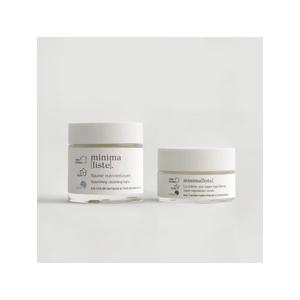 Duo nettoyant et hydratant