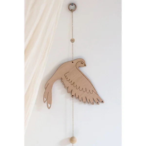 Décoration chambre bebe bois oiseau EN PLEIN VOL
