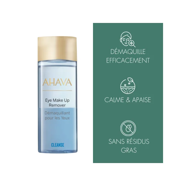 Démaquillant minéral pour les yeux 125 ml AHAVA