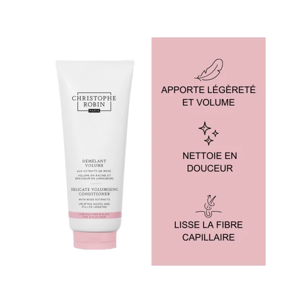 Démêlant volume aux extraits de rose 200 ml
