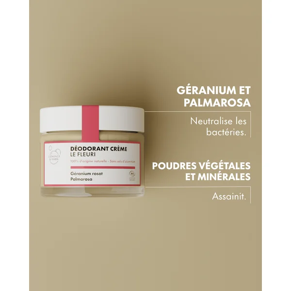 Déodorant naturel le fleuri
