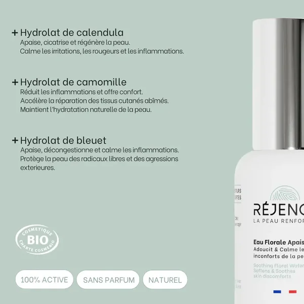 Eau florale apaisante