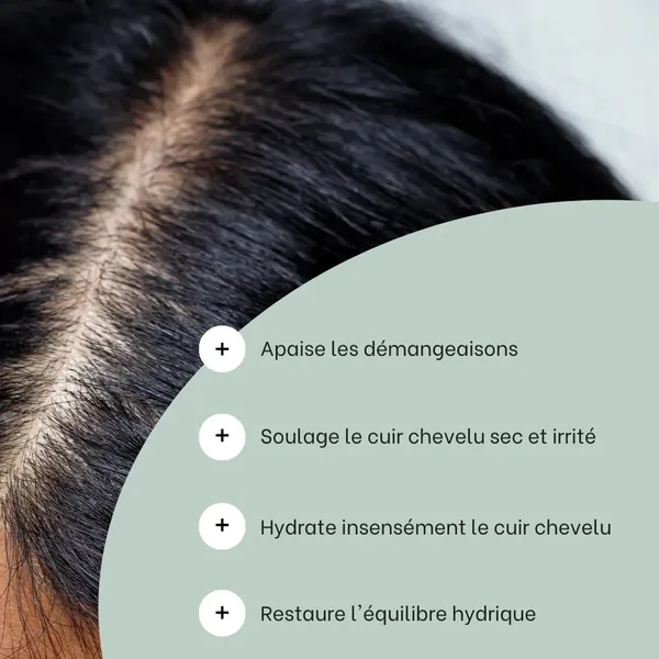 Eau florale cuir chevelu