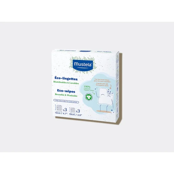 Eco-lingettes 100% coton BIO