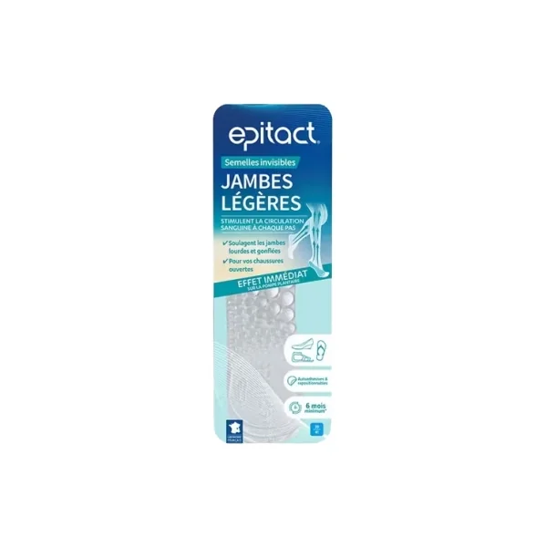 Epitact Semelles Invisibles Jambes Légères 1 Paire - Taille : 39 - 41