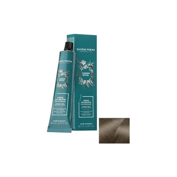 Eugène Perma Coloration Permanente Blond Très Clair Cendré 9.1 Carmen Rituel
