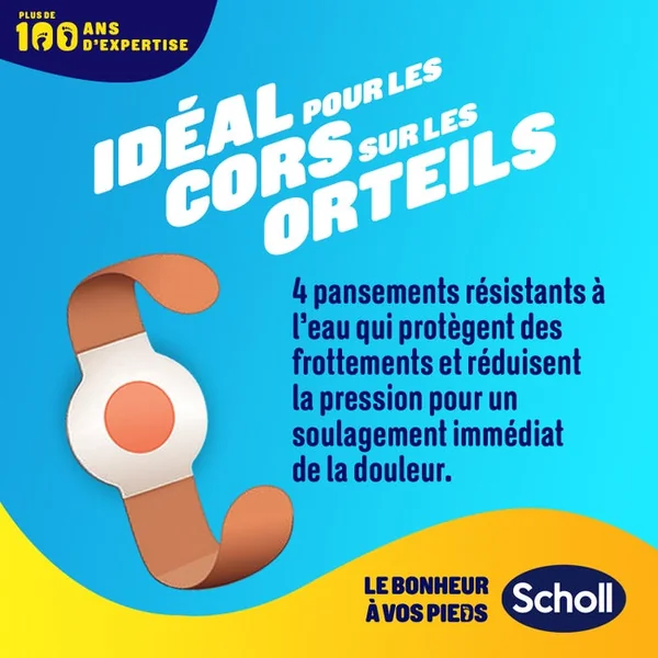EXPERTREATMENT - Pansements Coricides Traitement Cors, 8 Unités