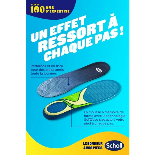 EXPERTSUPPORT - Semelles Chaussures de Sport - Poiture 40 à 46.5