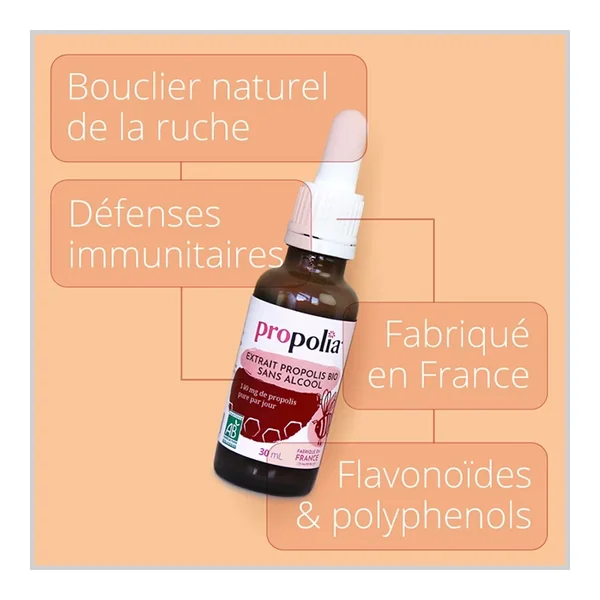 Extrait de Propolis BIO - Sans alcool