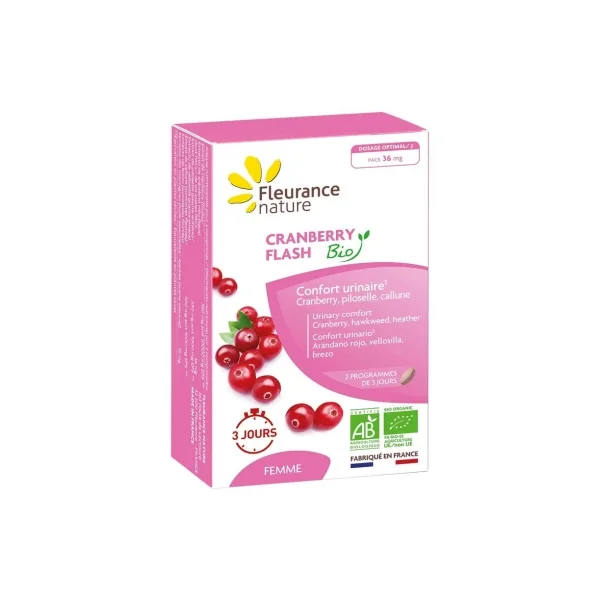 Fleurance Nature Cranberry Flash Bio 14 Comprimés
