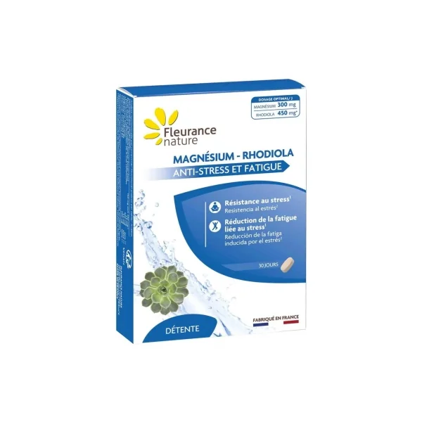 Fleurance Nature Magnésium - Rhodiola 30 Comprimés