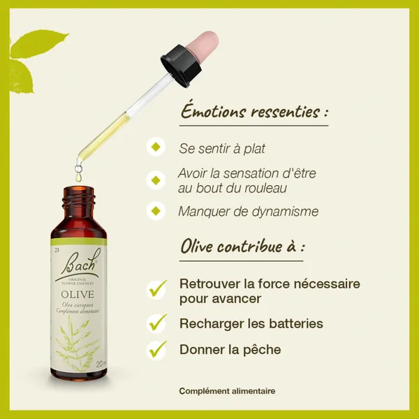 Fleurs de Bach Olive n°23