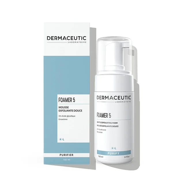 FOAMER 5 - Mousse Exfoliante Douce - Visage - Tous Types de Peaux, 100ml
