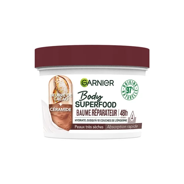 Garnier Body Superfood Baume Réparateur 48h 380 ml