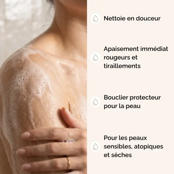 Gel Douche Sans Parfum - Peaux Sensibles, Atopiques & Bébé