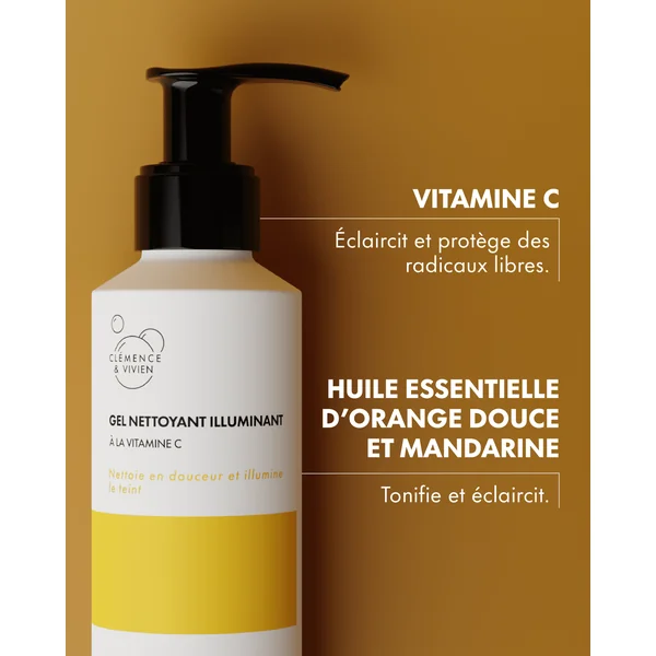 Gel nettoyant illuminant