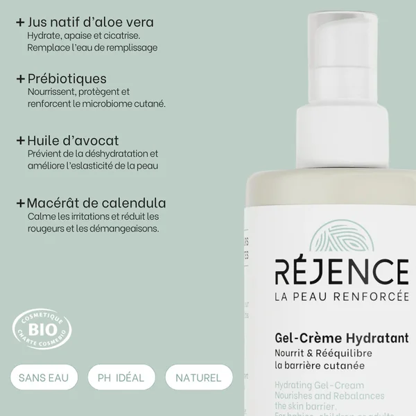 Gel-crème hydratant - 150mL