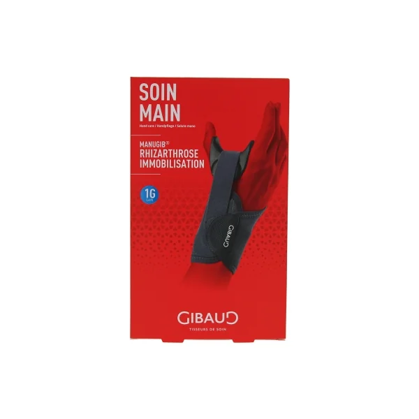 Gibaud Manugib Rhizarthrose Immobilisation - Taille : 1G