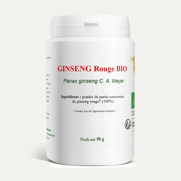 Ginseng Rouge Panax BIO (Poudre)