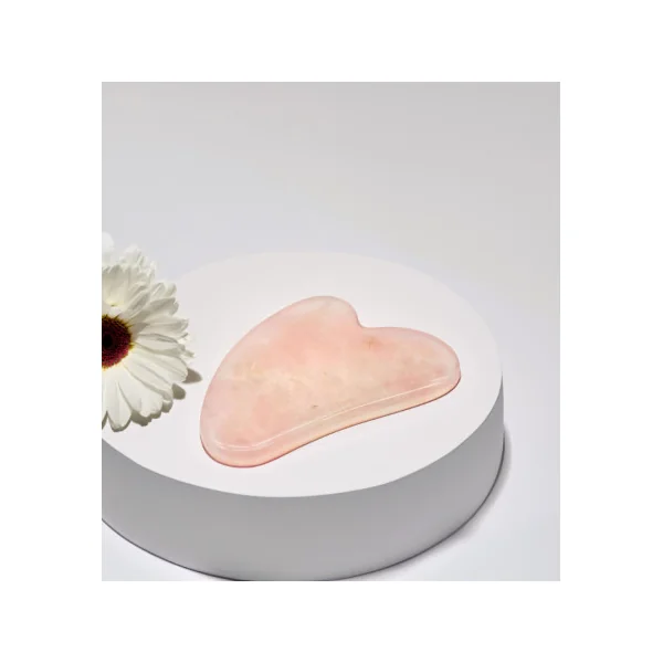 GUA SHA en quartz rose