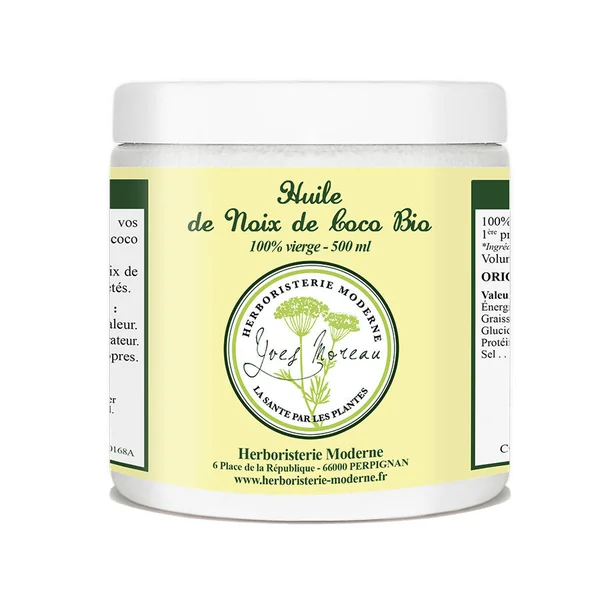 Huile de Noix de Coco BIO - 100% vierge
