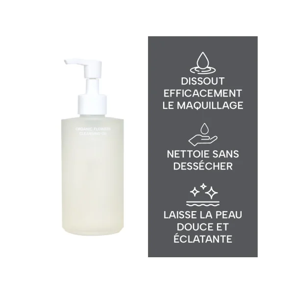 Huile démaquillante - bio & fermentée 260ml