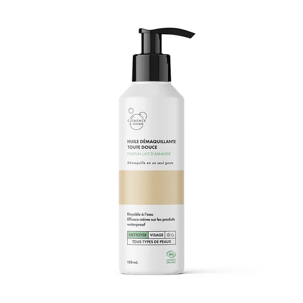 Huile démaquillante Toute Douce BIO - Parfum lait d'Amande