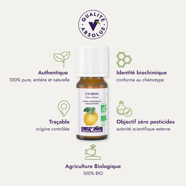 Huile essentielle Citron BIO