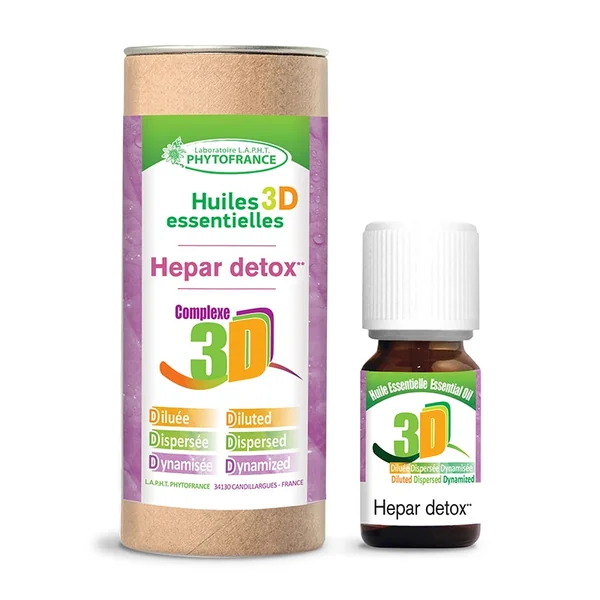 Huile essentielle complexe 3D - Hepar Detox