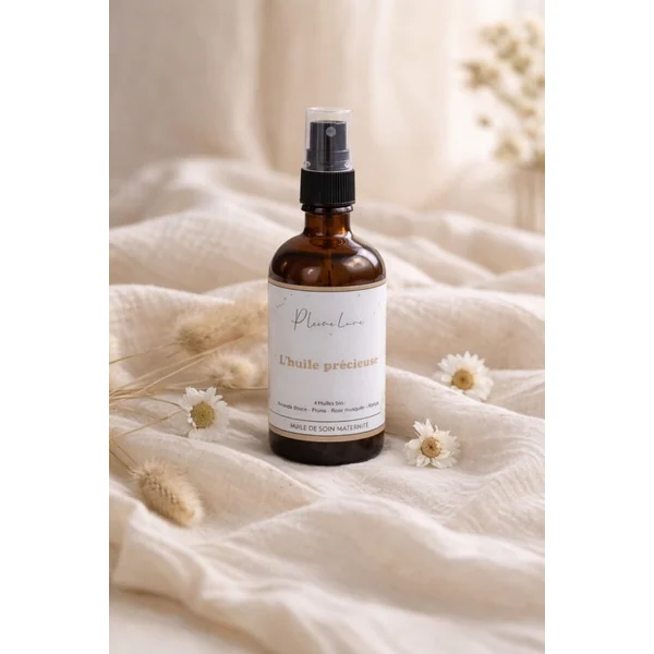 Huile grossesse vergeture BIO naturelle et vegan 100ml - L'HUILE PRECIEUSE