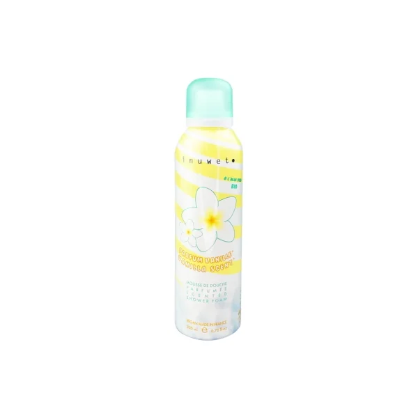 Inuwet Mousse de Douche Parfumée & Colorée Vanille 200 ml