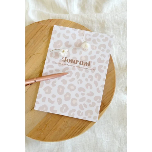 Journal de grossesse soft touch 80 pages - Fabriqué en France