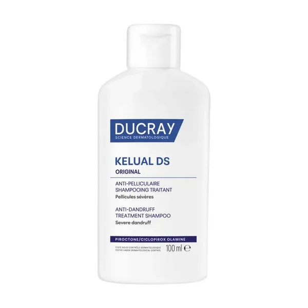 KELUAL DS - Shampooing Traitant Antipelliculaire - Démangeaisons Sévères, 100ml