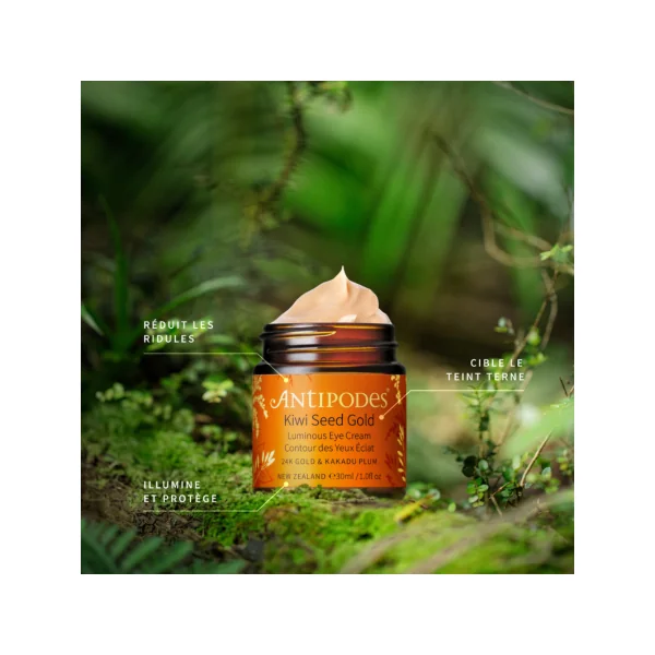 Kiwi Seed Gold Contour Des Yeux Éclat 30ml