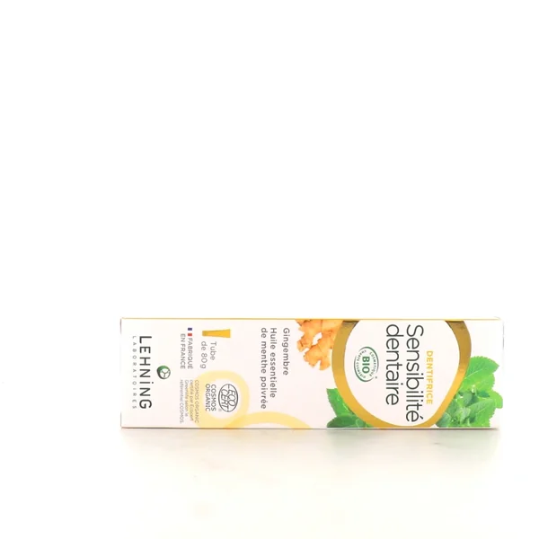 Lehning Dentifrice Bio Sensibilité Dentaire