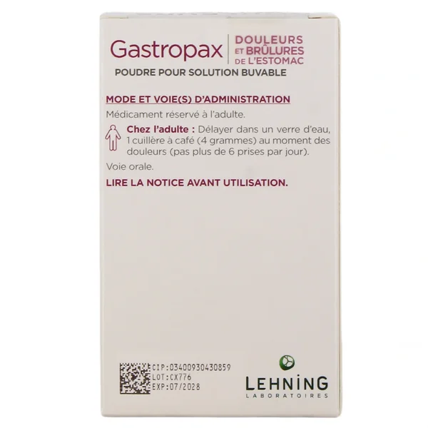 Lehning Gastropax Poudre pour solution buvable