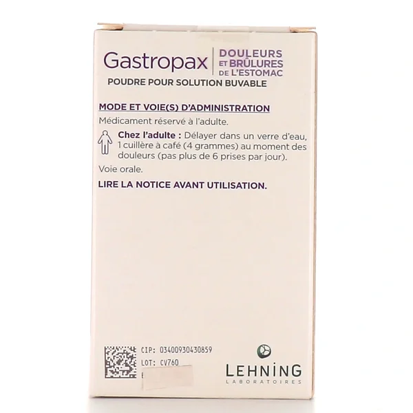 Lehning Gastropax Poudre pour solution buvable