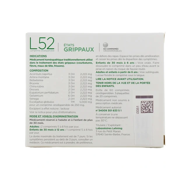 Lehning L52 Etats Grippaux