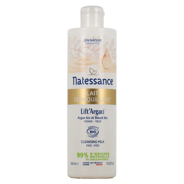 Lift'Argan Lait Démaquillant Visage et Yeux Bio