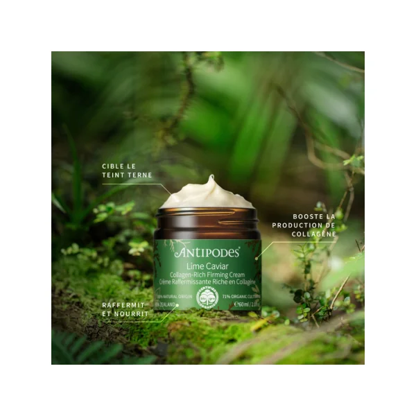 LIME CAVIAR Crème raffermissante riche en collagène 60ml