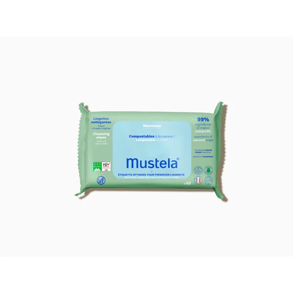 Lingettes nettoyantes compostables