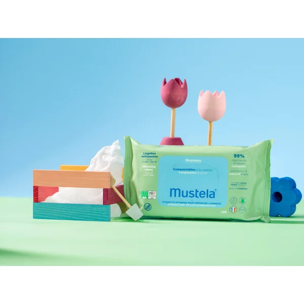 Lingettes nettoyantes compostables