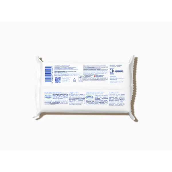 Lingettes nettoyantes à l'eau compostables