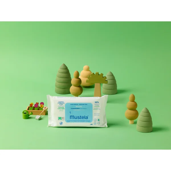 Lingettes nettoyantes à l'eau compostables