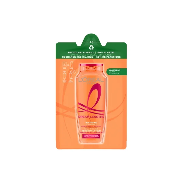 L'Oréal Paris Elseve Dream Long Shampoing Reconstructeur Eco-Recharge 250 ml