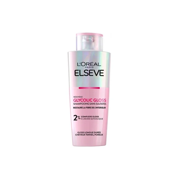 L'Oréal Paris Elseve Glycolic Gloss Shampoing Sans Sulfates 200 ml