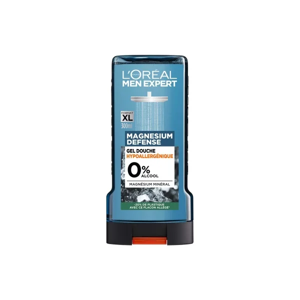 L'Oréal Paris Men Expert Magnesium Defense Gel Douche Hypoallergénique 300 ml