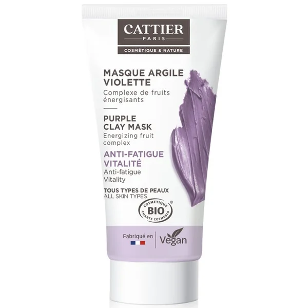 Masque Argile Violette Bio - Tous Types de Peaux, 30ml